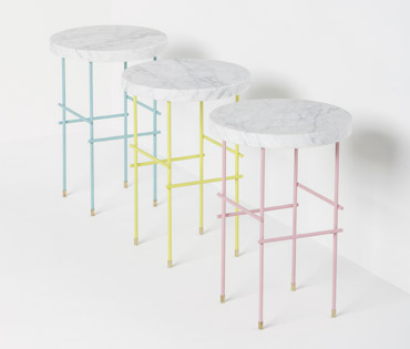 pedestal - a world full of colors - pink yellow blue pedestal - a world full of colors - pink yellow blue