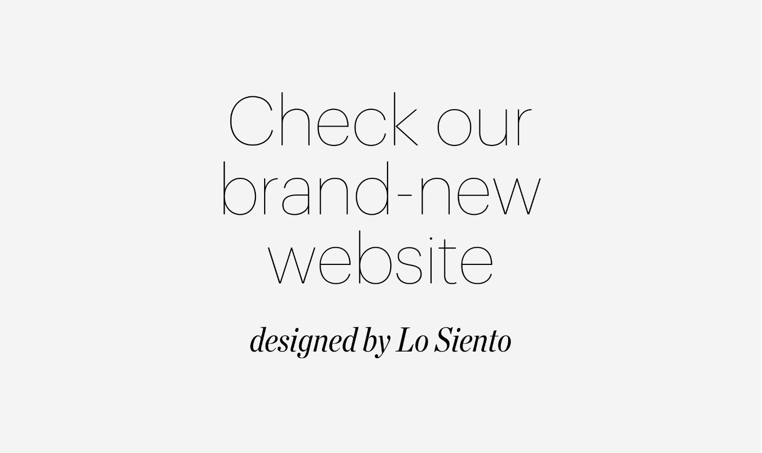 New website