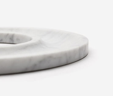 ring tray - carrara marble detail - detailed finishing ring tray - carrara marble detail - detailed finishing