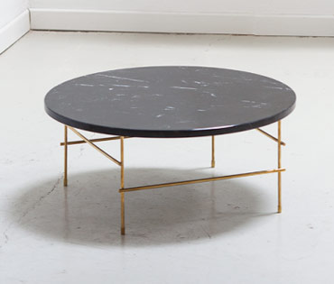Middle Coffee Table - Delicate to the detail. Middle Coffee Table Marquina - Delicate to the detail. Silver welded