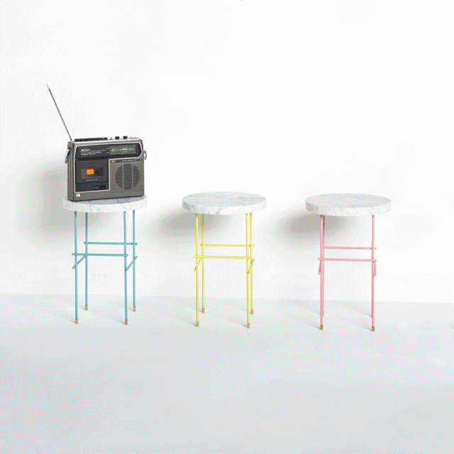 pedestals in a world of colors